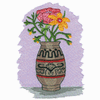 FLORAL POTTERY