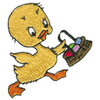 DUCK WITH EASTER BASKET