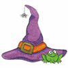 WITCH HAT AND FROG