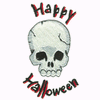 HAPPY HALLOWEEN SKULL