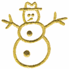 METALLIC SNOWMAN