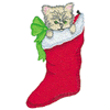 KITTEN IN CHRISTMAS STOCKING