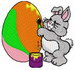 Bunny Painting Egg