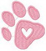 Heart Paw Print