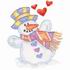 Hugging Snowman