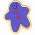 Gingerbread Man Applique