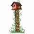 Vinca Major with Birdhouse