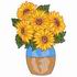 Sunflower Vase