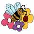 Bee w/ Flowers