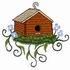 Log Cabin Birdhouse