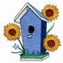 Sunflower Birdhouse