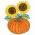 Pumpkin & Sunflowers