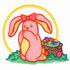 Praying Easter Bunny