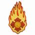 Flaming Maltese Cross