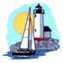 Lighthouse & Sailboat