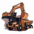 Excavator & Dump Truck