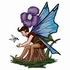 Fairy w/ Hummingbird