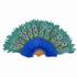 Peacock Feather Fan