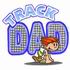 Track Dad Applique