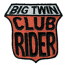 BIG TWIN CLUB RIDER CREST