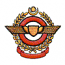 WINGED LAUREL WREATH CREST