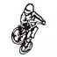 BMX RACER OUTLINE