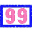 BORDERED NUMBER #99
