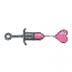 NEEDLE W/HEART SHAPE MEDICINE