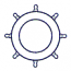 SHIPS WHEEL BORDER