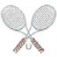 TENNIS RACQUETS AND BALL