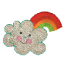 CLOUD WITH RAINBOW SMILING