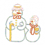 FATHER & SON SNOWMEN