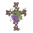 CROSS W/ GRAPE VINE