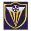 4TH AIR FORCE (SEWN ON BLUE)