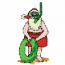 SANTA WITH SNORKEL