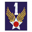 1ST AIR FORCE (SEWN ON BLUE)