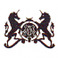 TWO UNICORNS CREST