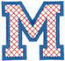 X-Stitch "M" 98