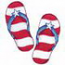 Patriotic Flip Flops