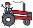 Farmer W/ Tractor