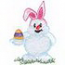 Easter Bunny Snowman