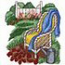 Wicker Chair In Garden