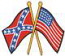 Usa & Confederate Flags