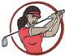 Sm. Female Golfer