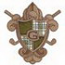 Golf Shield W/ Clubs