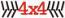 4 X 4 Logo