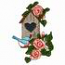 Birdhouse & Roses