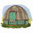 Green Round Barn