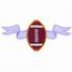 Football Banner Applique