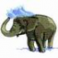Bathing Elephant